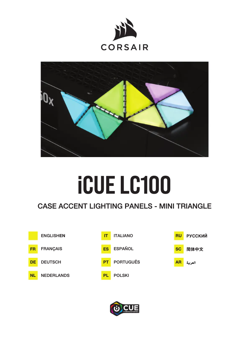 Page n°1 - Manuel utilisateur Corsair iCUE LC100