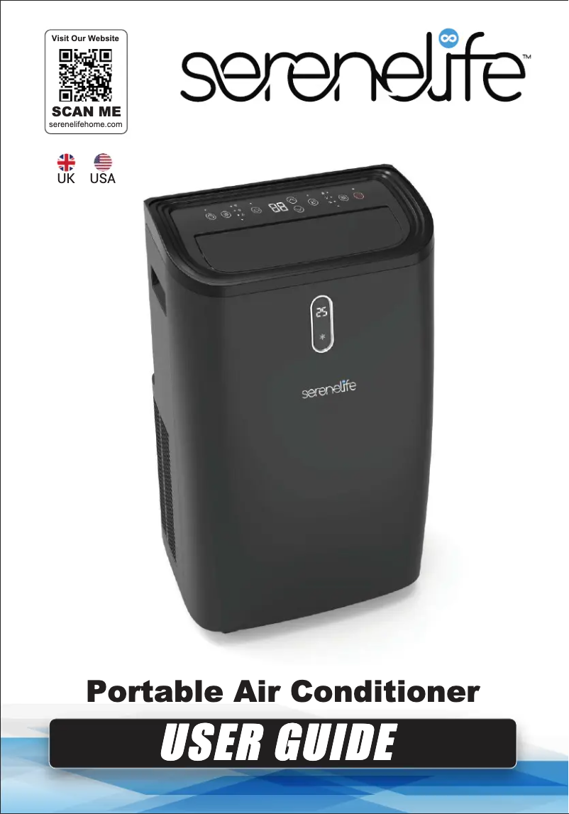 Page 1 de la notice Manuel utilisateur SereneLife SLPAC408B
