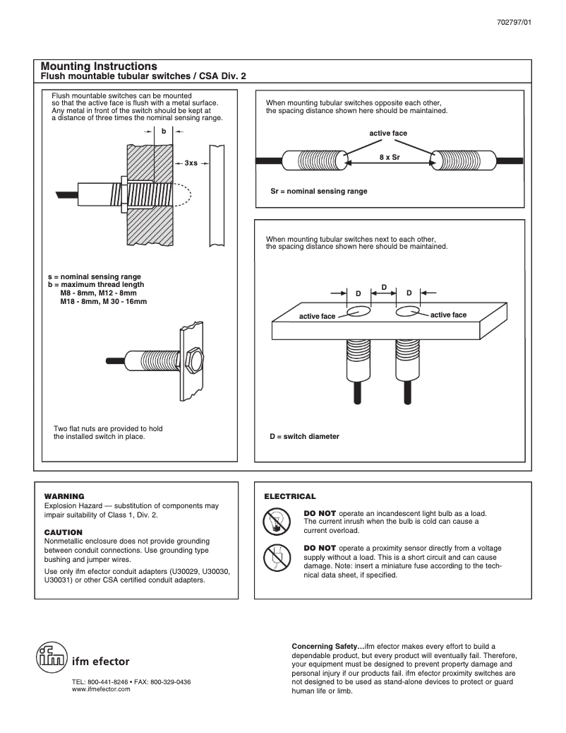 Page 1 de la notice Manuel utilisateur IFM IG0401