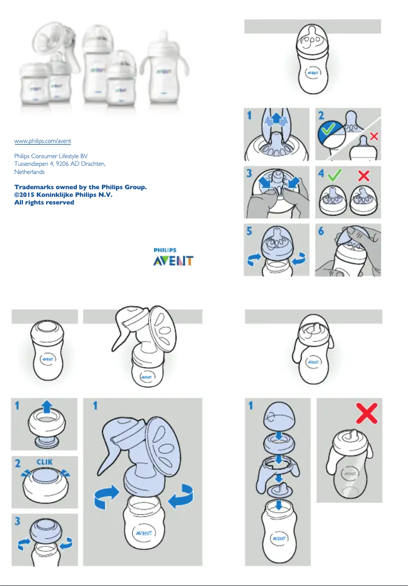 Page 1 de la notice Manuel utilisateur Philips AVENT SCD627