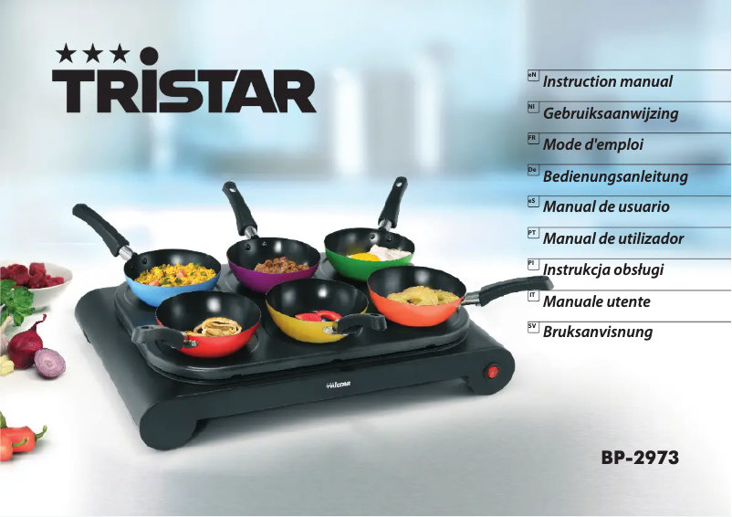 Imagen de la primera página del manual del dispositivo BP-2973