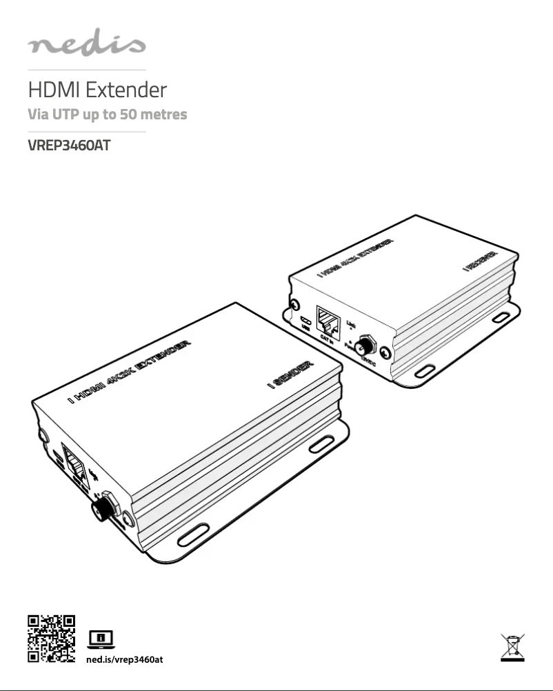 Page 1 de la notice Manuel utilisateur Nedis VREP3460AT