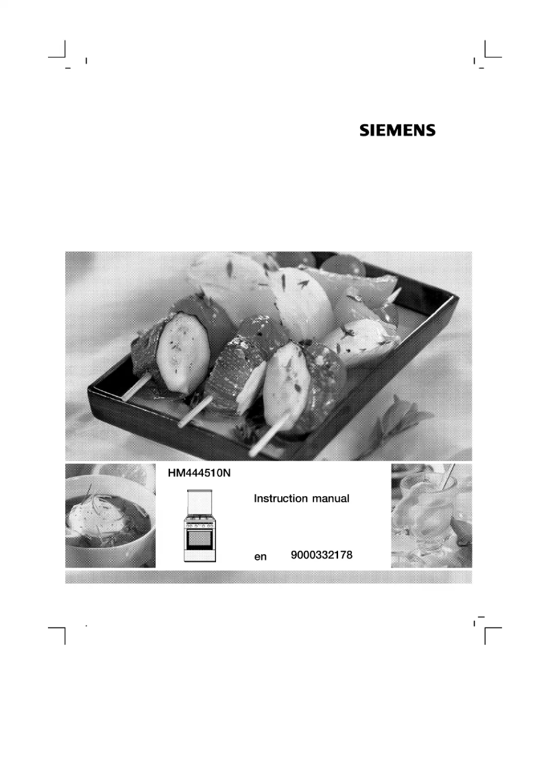 Page n°1 - Manuel utilisateur Siemens HM444510
