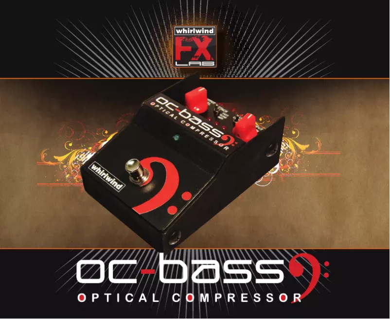Page n°1 - Manuel utilisateur Whirlwind OC Bass