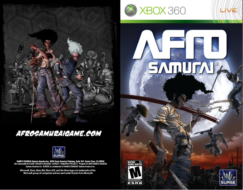 Page 1 de la notice Manuel utilisateur Microsoft Afro Samurai (Xbox 360)