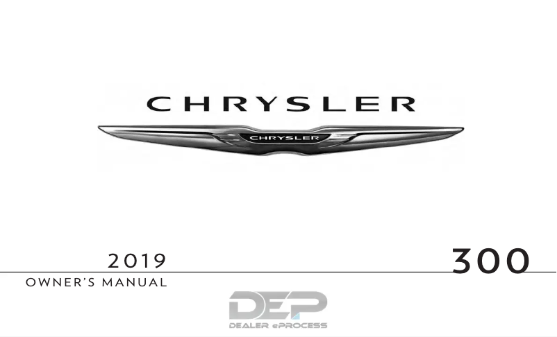 Page 1 de la notice Manuel utilisateur Chrysler 300 (2020)