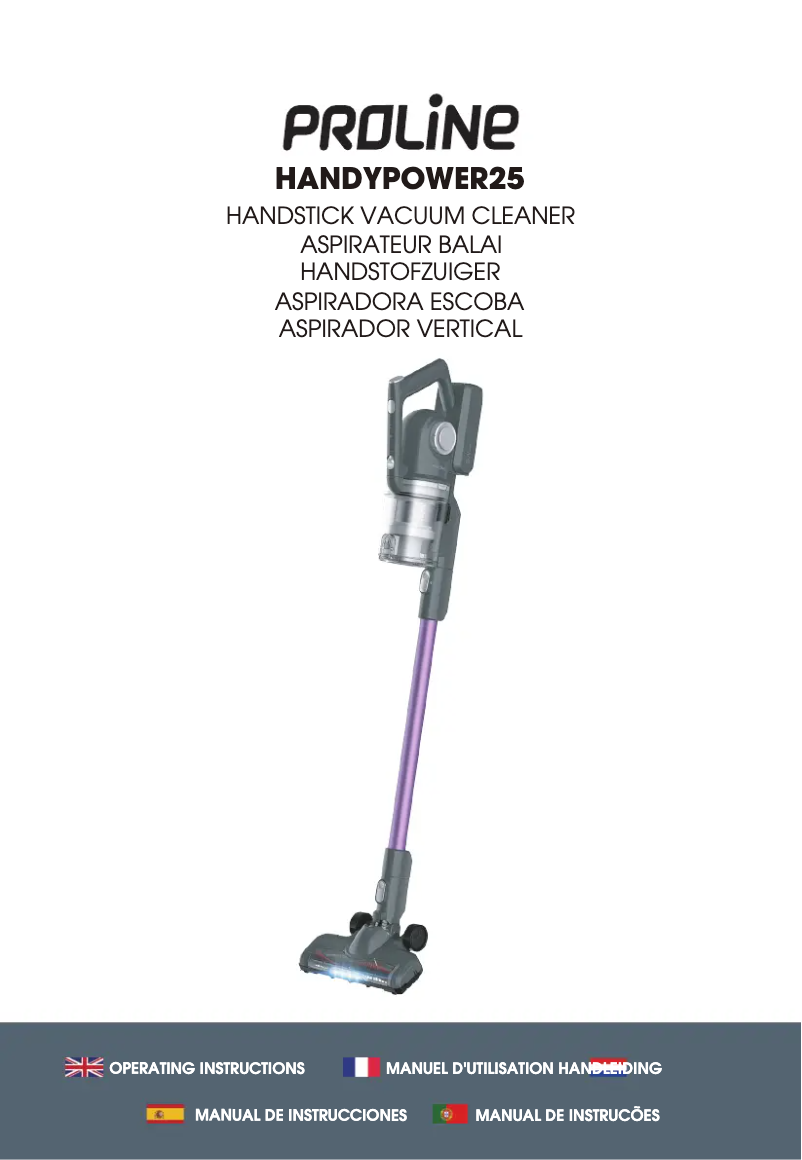 Page 1 de la notice Manuel utilisateur Proline HANDYPOWER25