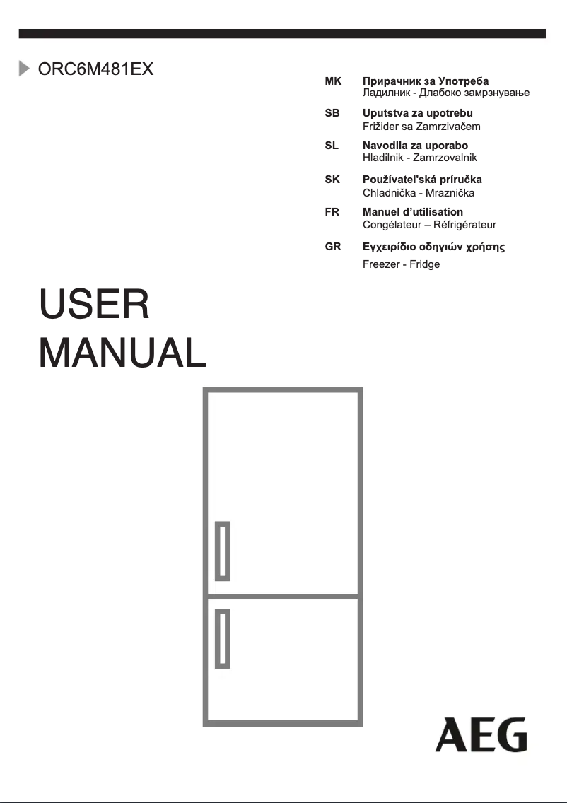 Imagen de la primera página del manual del dispositivo ORC6M481EX