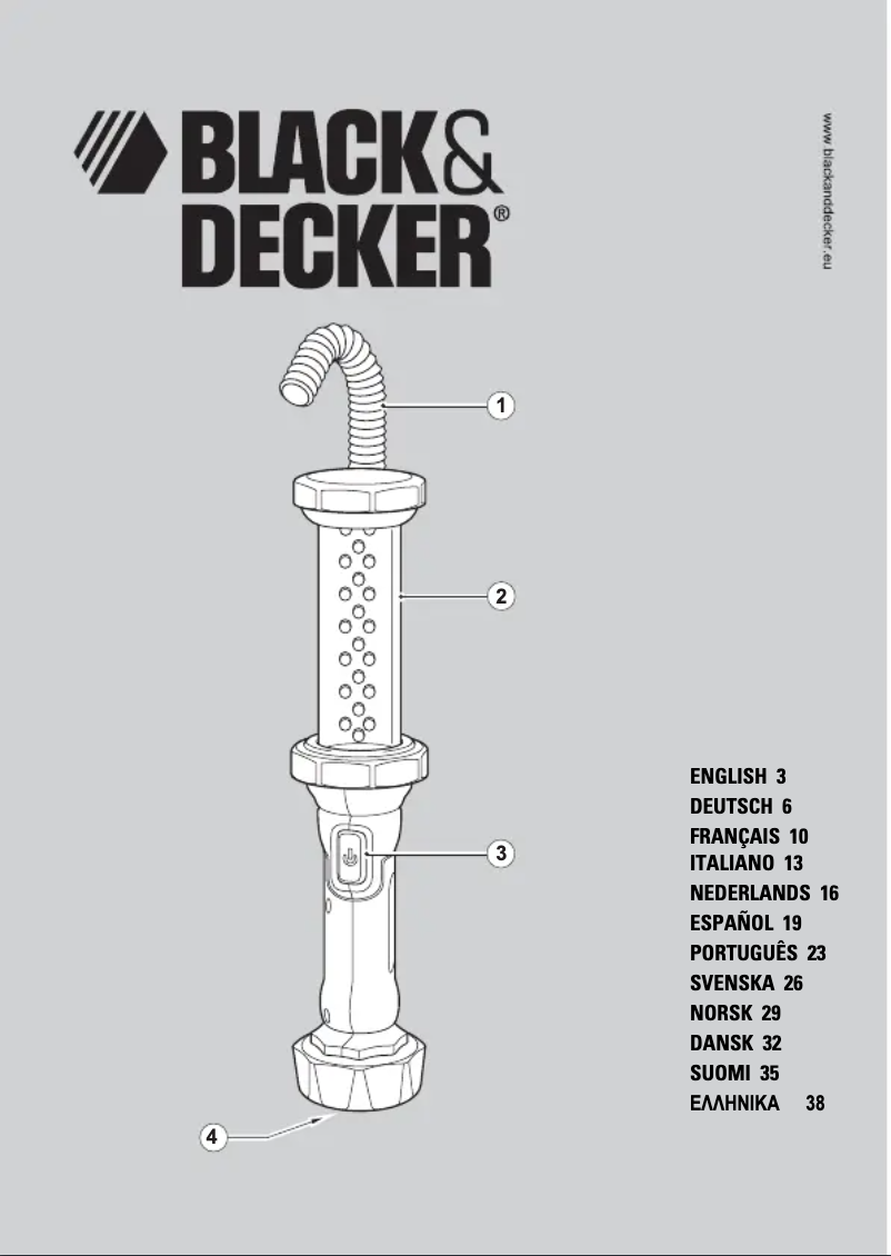 Page 1 de la notice Manuel utilisateur Black & Decker BDBB214