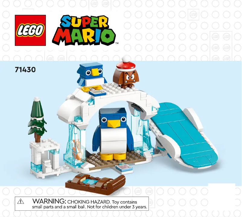 Page n°1 - Consignes visuelles Lego Super Mario 71430