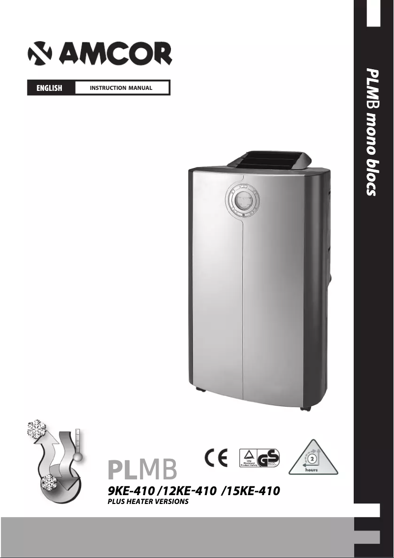 Page n°1 - Manuel utilisateur Amcor PLMB 12KE-410