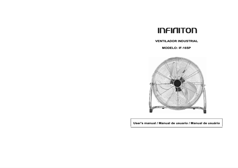 Image de la première page du manuel de l'appareil IF-16SP