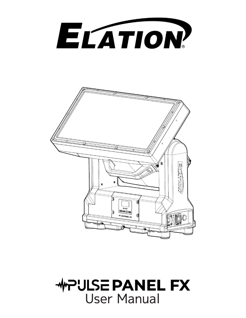 Page n°1 - Manuel utilisateur Elation PULSE PANEL FX