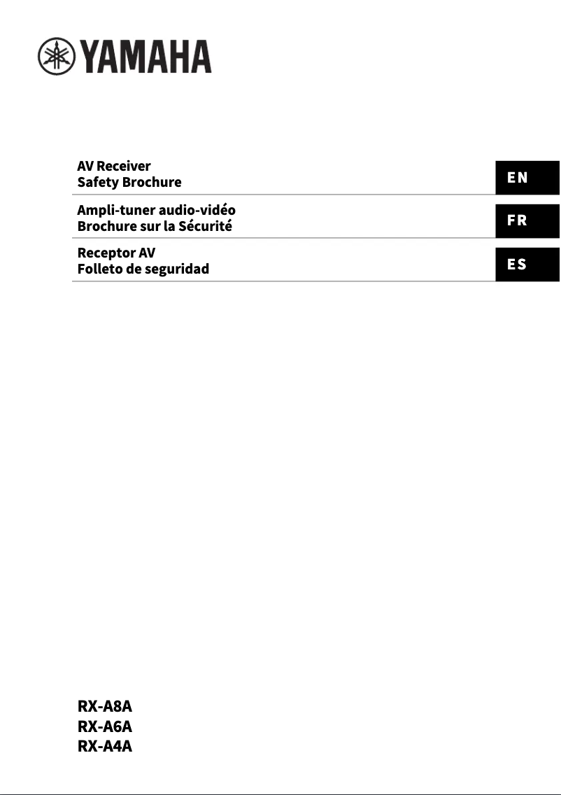 Page 1 de la notice Brochure Yamaha MusicCast Aventage RX-A8A