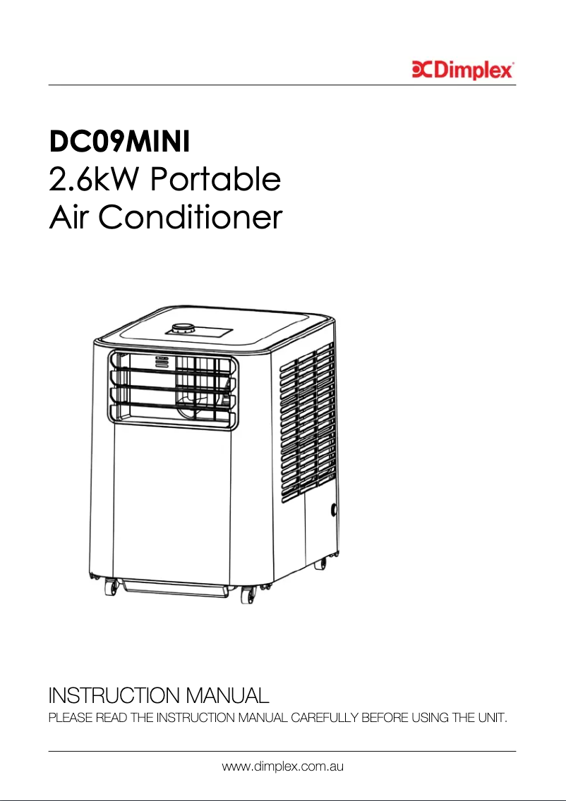 Page 1 de la notice Mode d'emploi Dimplex DC09MINI