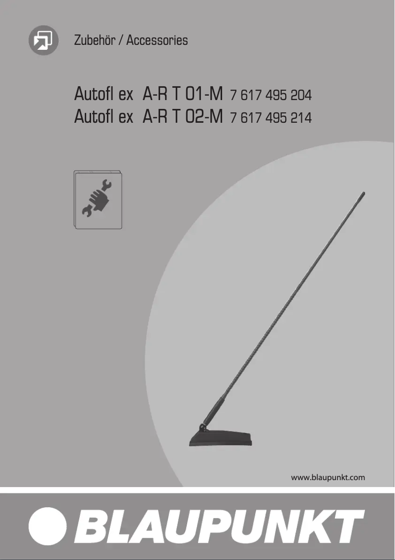 Image de la première page du manuel de l'appareil Autoflex A-RT 02-M