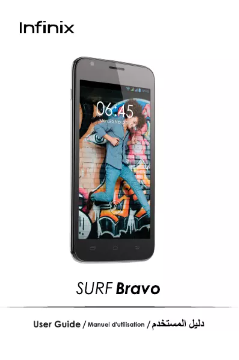 Page n°1 - Manuel utilisateur Infinix Surf Bravo X503