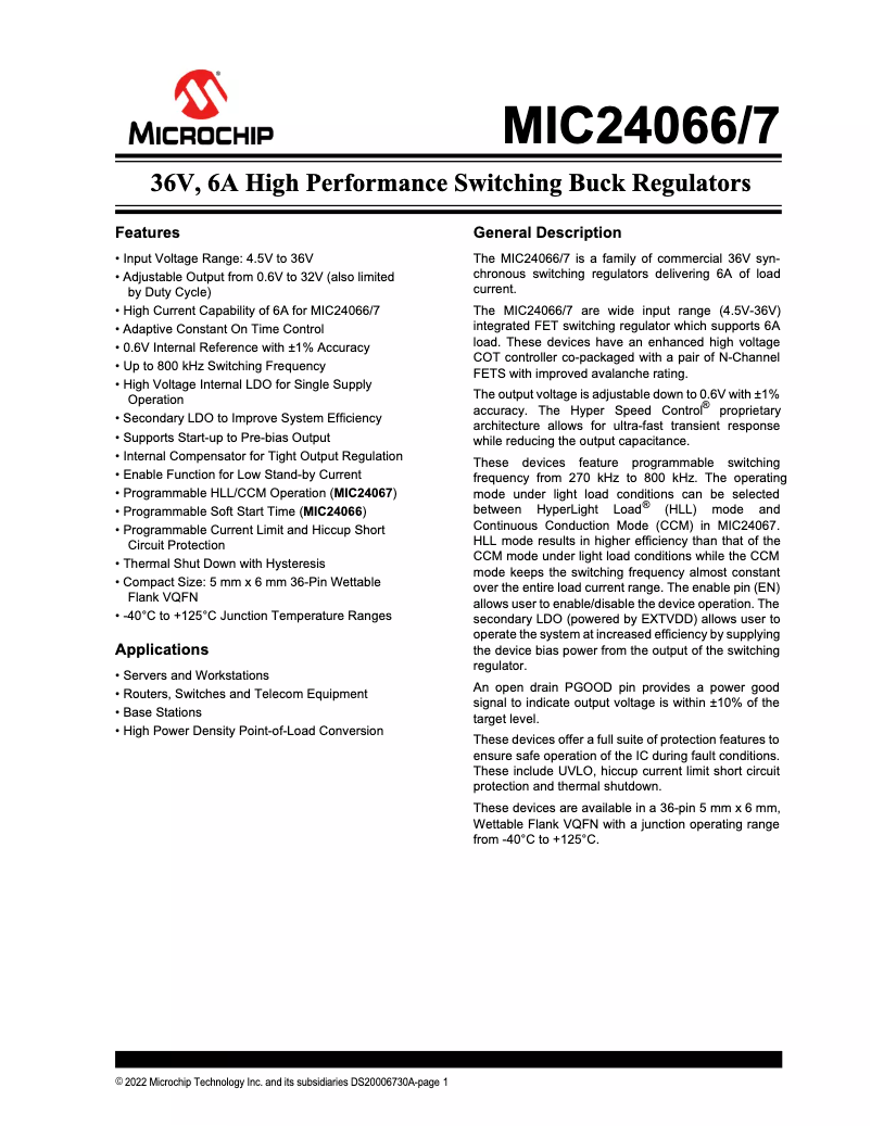 Image de la première page du manuel de l'appareil MIC24066