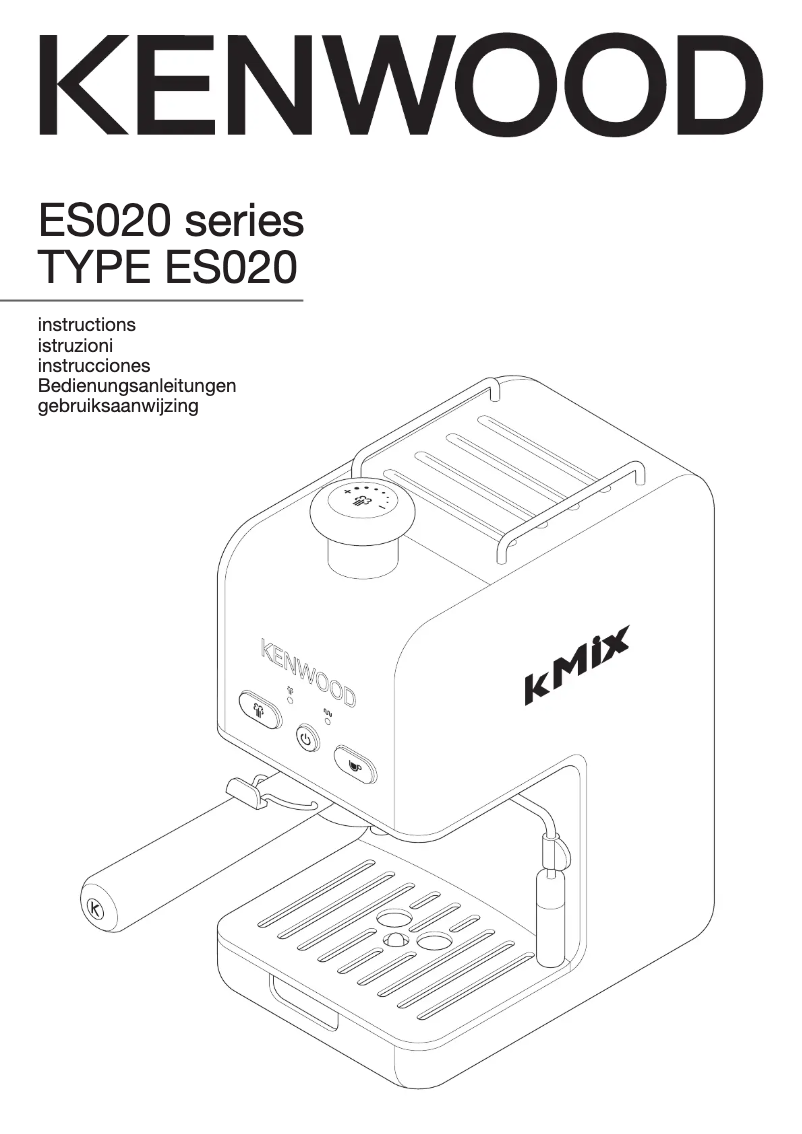 Page n°1 - Manuel utilisateur Kenwood ES020