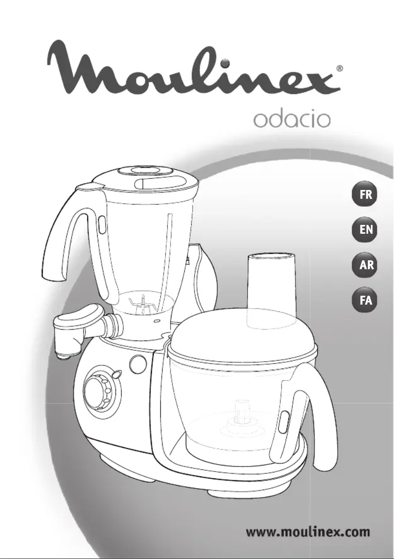 Page n°1 - Manuel utilisateur Moulinex Odacio FP740127