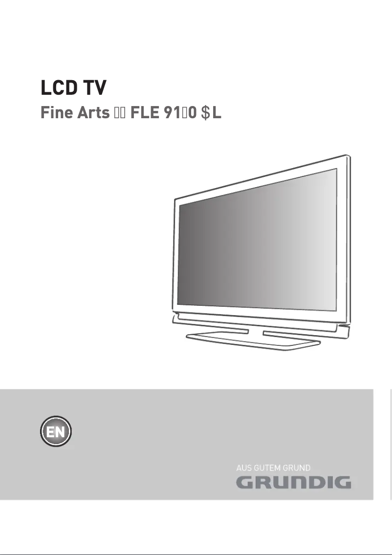 Page 1 de la notice Manuel utilisateur Grundig FineArts 40 FLE 9170 BL NL
