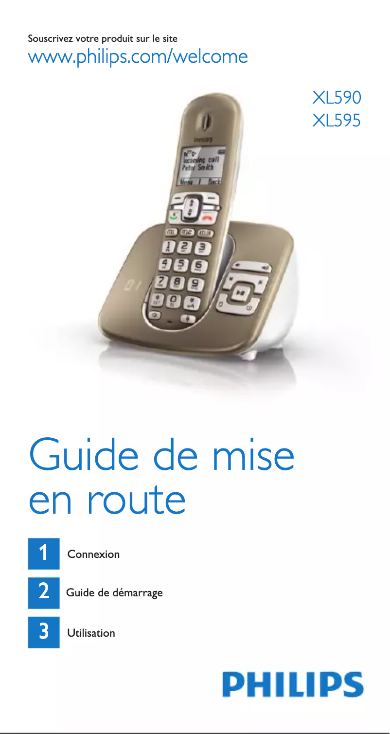 Image de la première page du manuel de l'appareil SoClear XL5901C