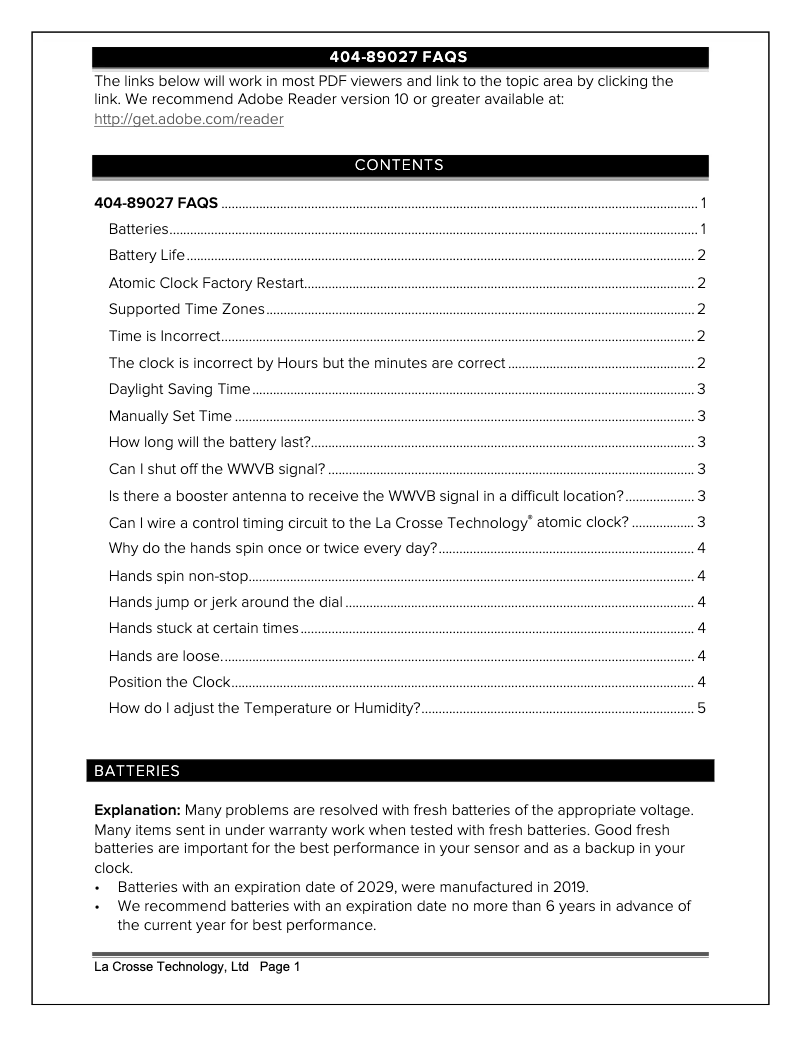 Image de la première page du manuel de l'appareil 404-89027