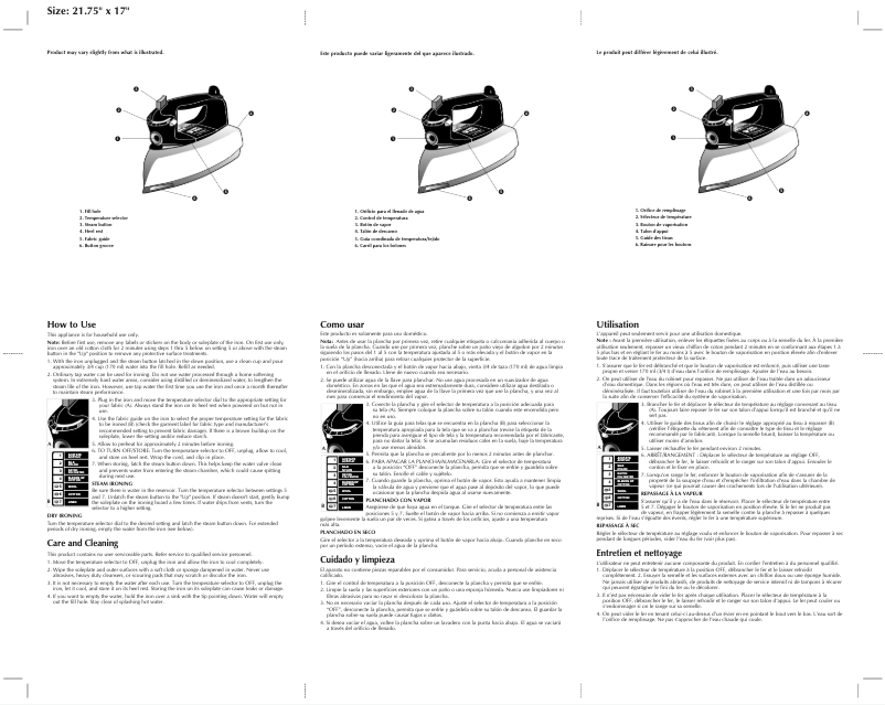 Imagen de la primera página del manual del dispositivo F63D