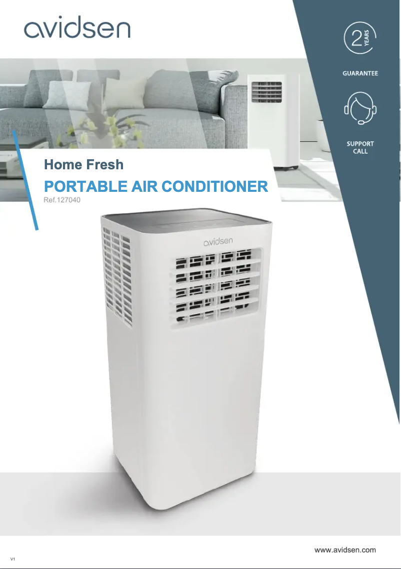 Página 1 del manual Manual de usuario Avidsen Home Fresh