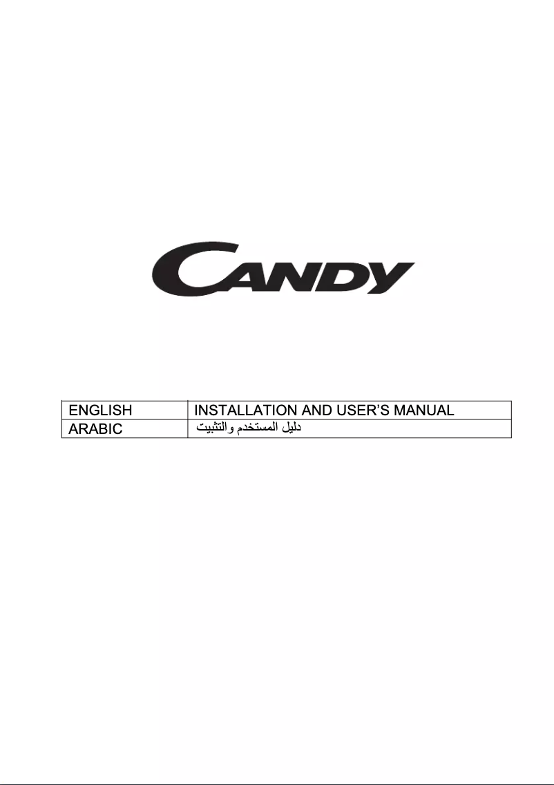 Page n°1 - Manuel utilisateur Candy CSD6MX