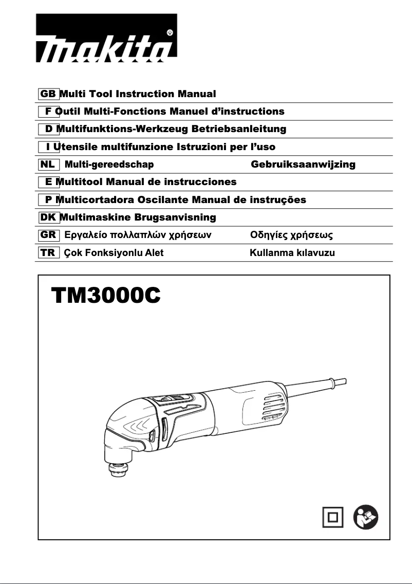Page 1 de la notice Manuel utilisateur Makita TM3000C
