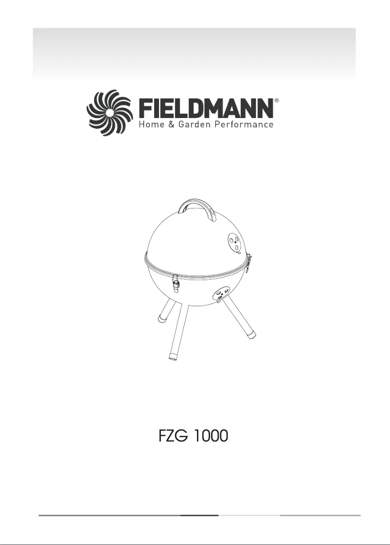 Page 1 de la notice Manuel utilisateur Fieldmann FZG 1000G