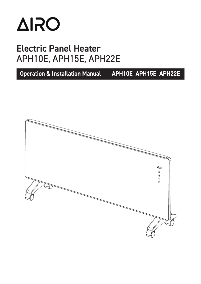 Página 1 del manual Manual de usuario Airo APH22E