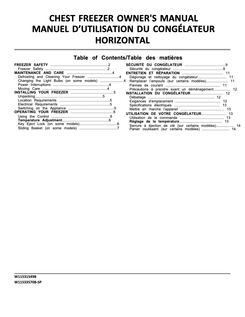 Página 1 del manual Manual de usuario Whirlpool WZC3209LW