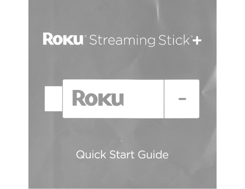 Image de la première page du manuel de l'appareil Streaming Stick+