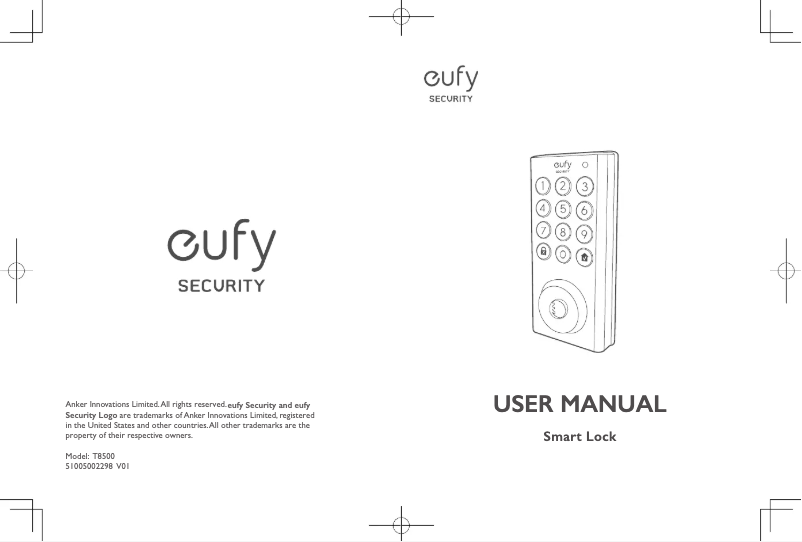 Página 1 del manual Manual de usuario Eufy Smart Lock