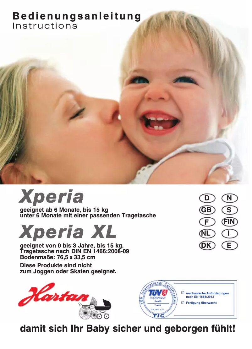 Image de la première page du manuel de l'appareil Xperia