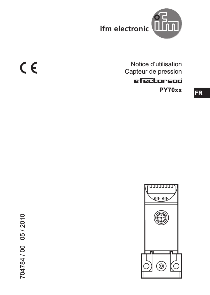 Image de la première page du manuel de l'appareil PY7000