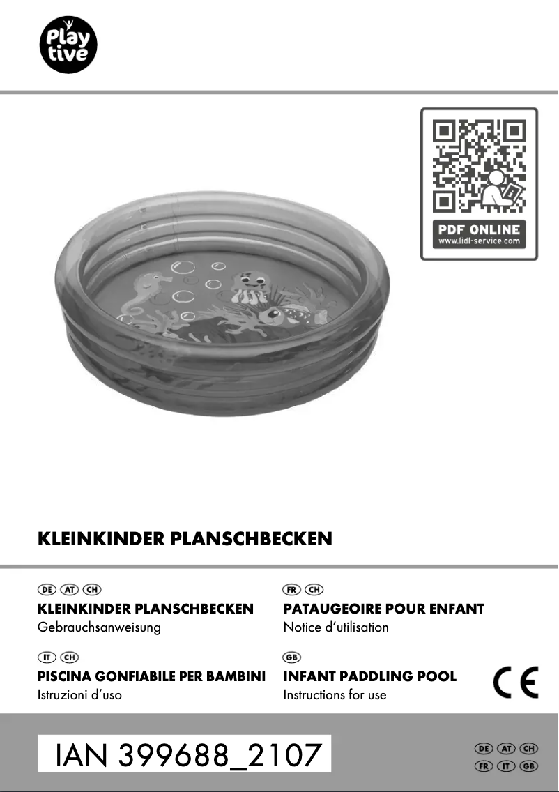 Page 1 de la notice Manuel utilisateur Playtive IAN 399688