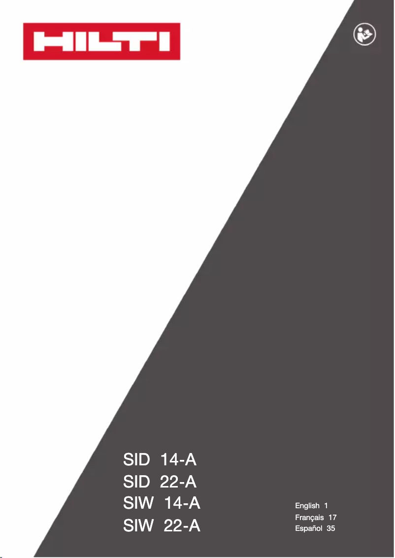 Page n°1 - Manuel utilisateur Hilti SIW 22-A