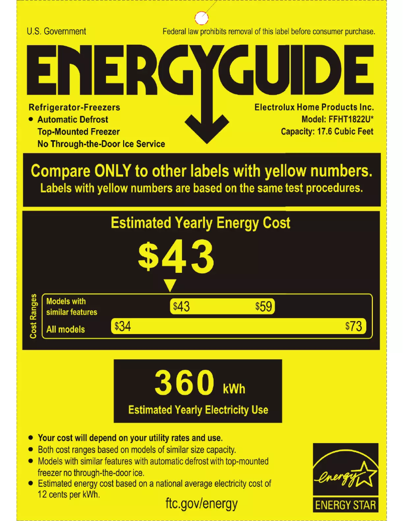 Image de la première page du manuel de l'appareil FFHT1822UV