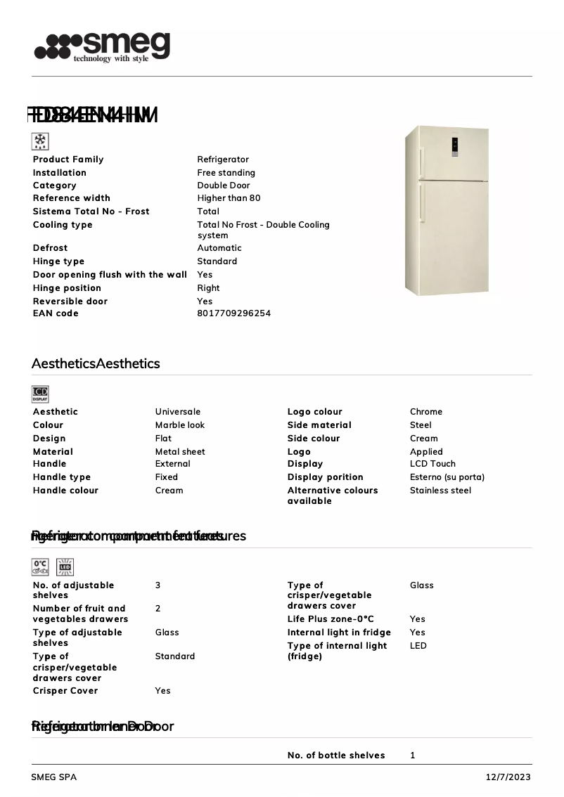Imagen de la primera página del manual del dispositivo FD84EN4HM