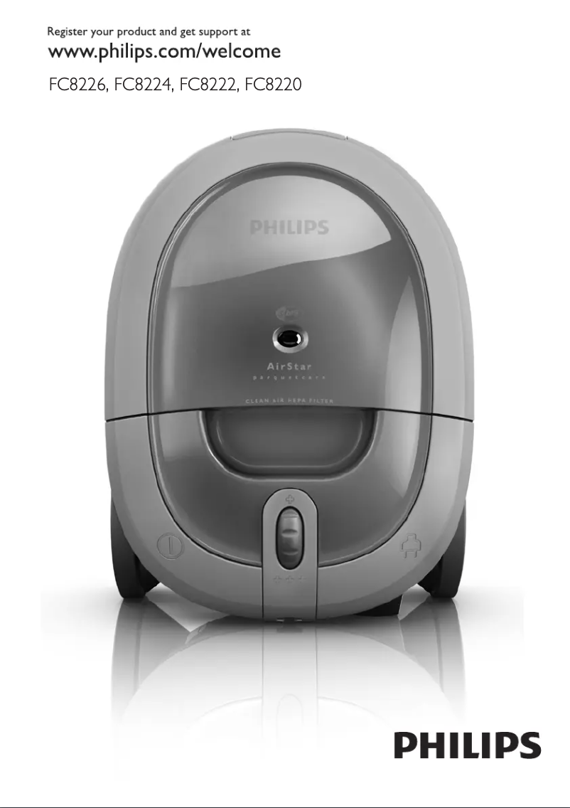 Page 1 de la notice Manuel utilisateur Philips AirStar FC8226