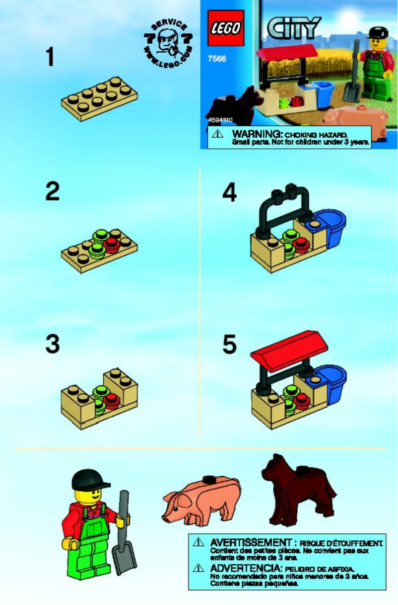 Image de la première page du manuel de l'appareil City 7566