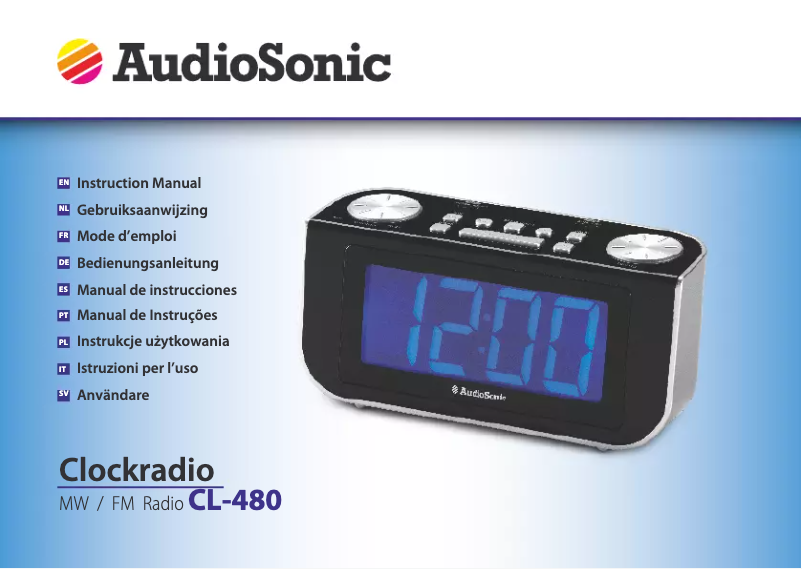 Page 1 de la notice Manuel utilisateur AudioSonic CL-480