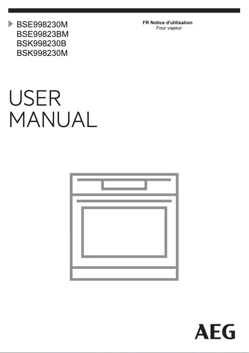 Page 1 de la notice Manuel utilisateur AEG BSK998230B