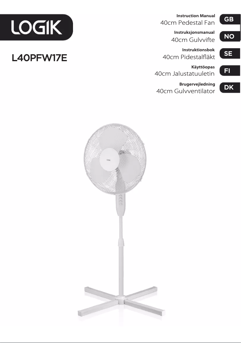 Image de la première page du manuel de l'appareil L40PFW17E