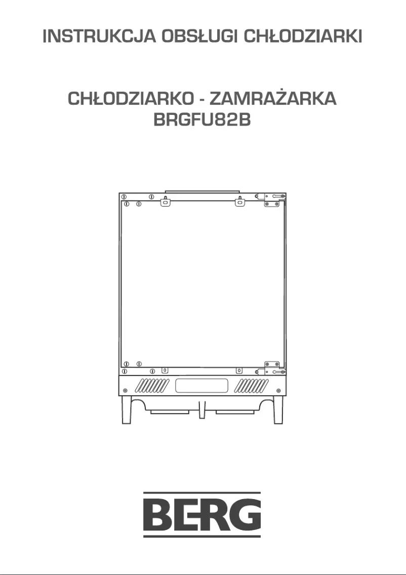 Page n°1 - Manuel utilisateur Berg BRGFU82B