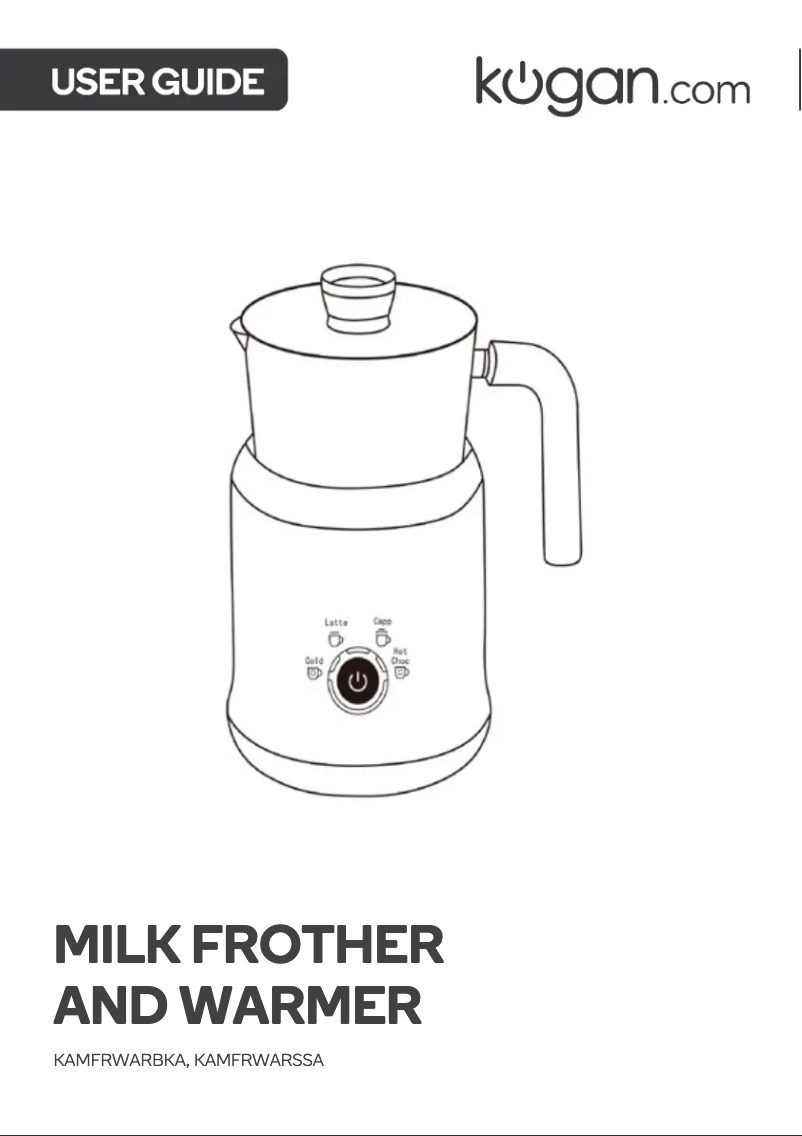 Page n°1 - Manuel utilisateur Kogan KAMFRWARBKA