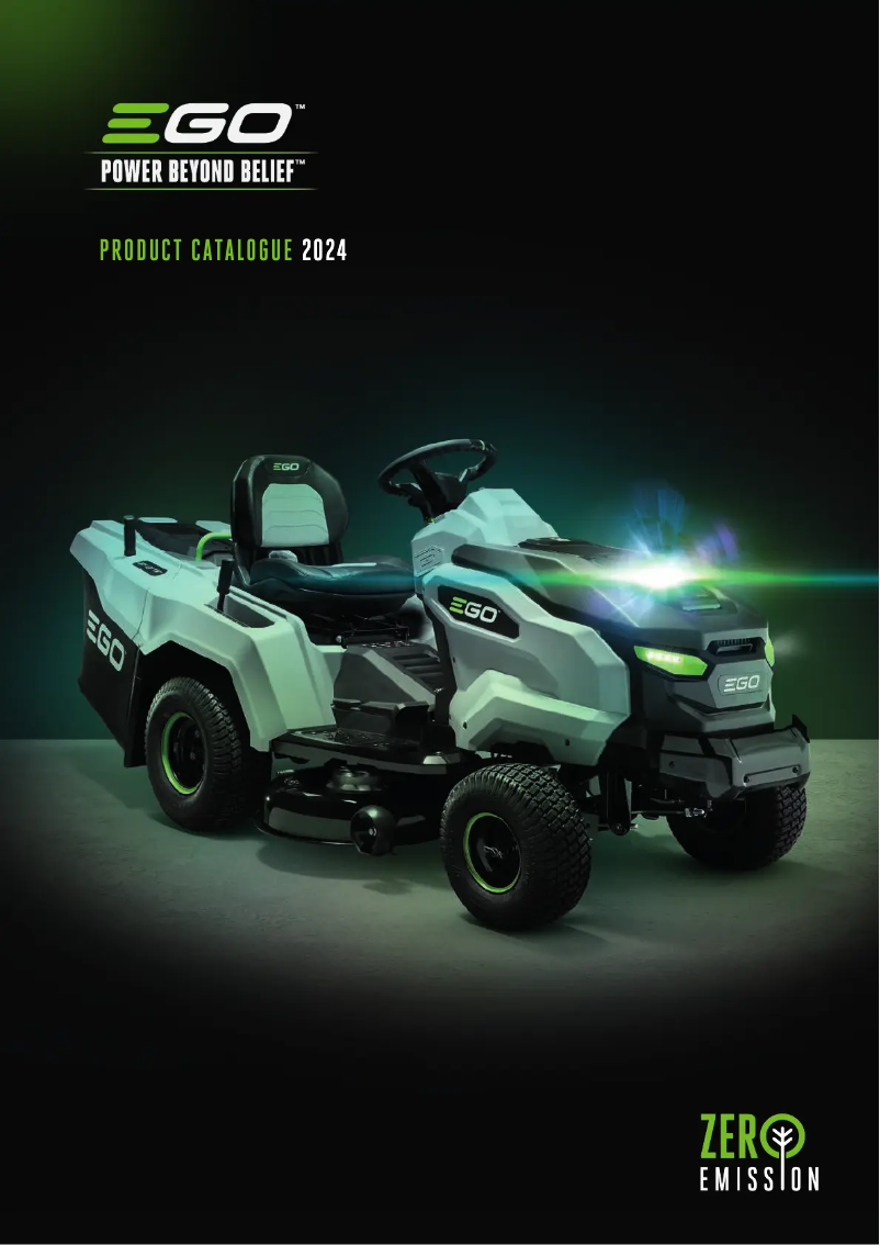 Page 1 de la notice Catalogue EGO PAD1500E